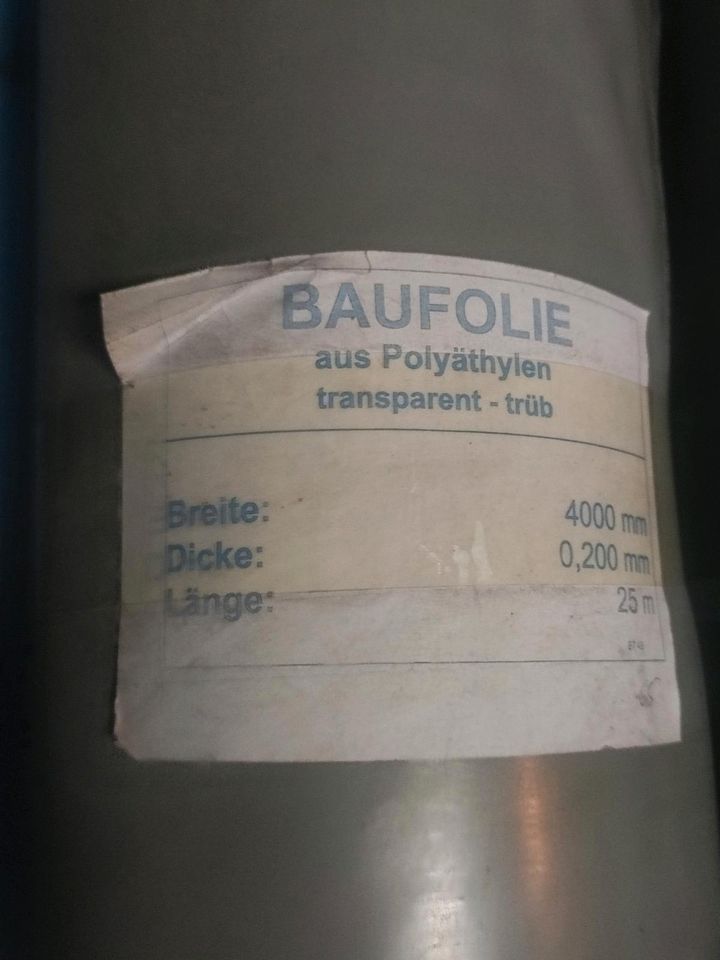 Baufolie 0,2mm in Lengefeld
