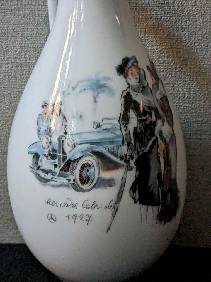 Sammler Krug/Karaffe/Vase Johann Haviland Bavaria Mercedes 1927 in Schwerin