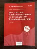 BWL,VWL,Finanzwissenschaften mündliche Steuerberaterprüfung 4.Al Baden-Württemberg - Ehrenkirchen Vorschau