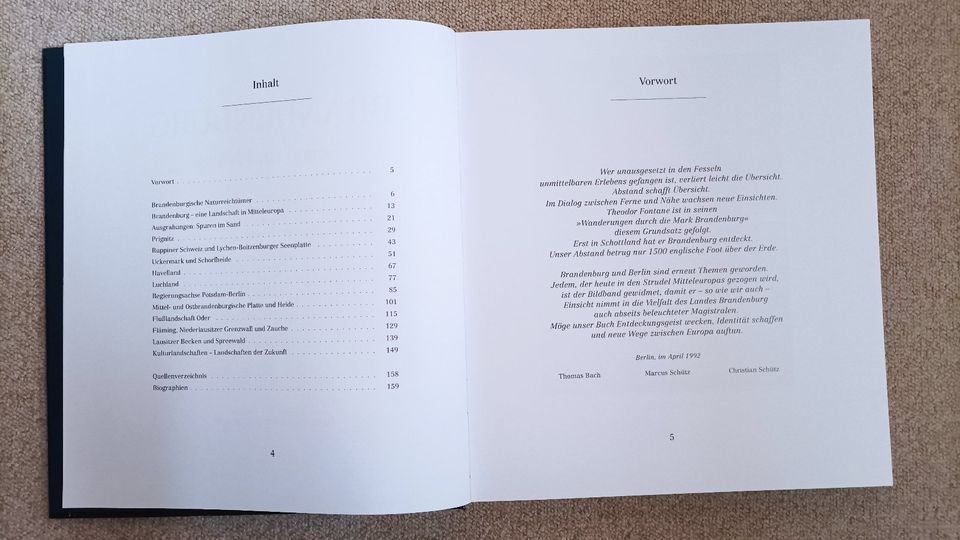 Buch - Brandenburg Ferne und Nähe für 12,79 € inkl. Versand in Merseburg