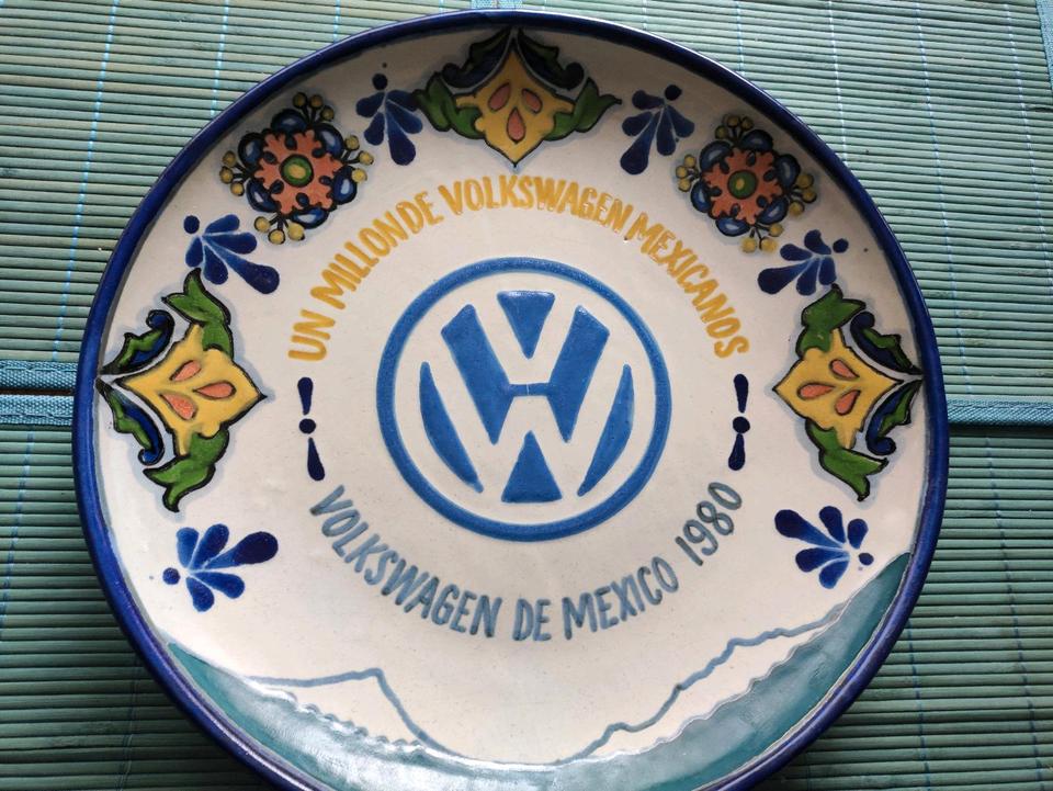 VW Jubiläum Teller Mexiko selten rar Sammlerstück 1980 in Baden-Baden