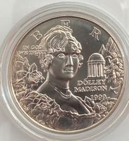 1 $ Dollar Silber Münze Dolley Madison Commemoratives Bayern - Farchant Vorschau