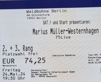 Biete 1x Ticket Westernhagen Berlin 24.05.24 Eintrittskarte Friedrichshain-Kreuzberg - Kreuzberg Vorschau