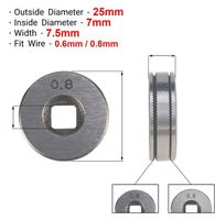 Draht-Vorschubrolle, 0,6 / 0,8 Schweißgerät Niedersachsen - Braunschweig Vorschau