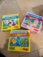 Haba Erste Spiele (Fische Angeln, Blumenfee, 1,2 Hüpferei) Bayern - Langenaltheim Vorschau