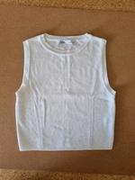 zara crop top strick weiß Bayern - Möhrendorf Vorschau