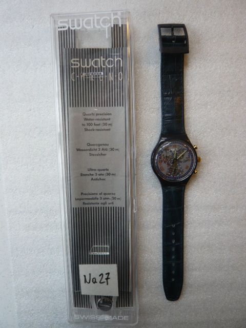 SWATCH SCN 104 Timeless Zone, 1992  Lederarmband in Wiesbaden