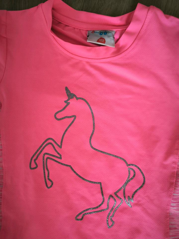 Topolino Sport Shirt Top T-Shirt Einhorn Glitzer 6-7J 122 top in Schenefeld