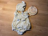 Nostalgisches Boho Baby Set 68/74 Overall mit Haube Mütze Waldorf Niedersachsen - Scheeßel Vorschau