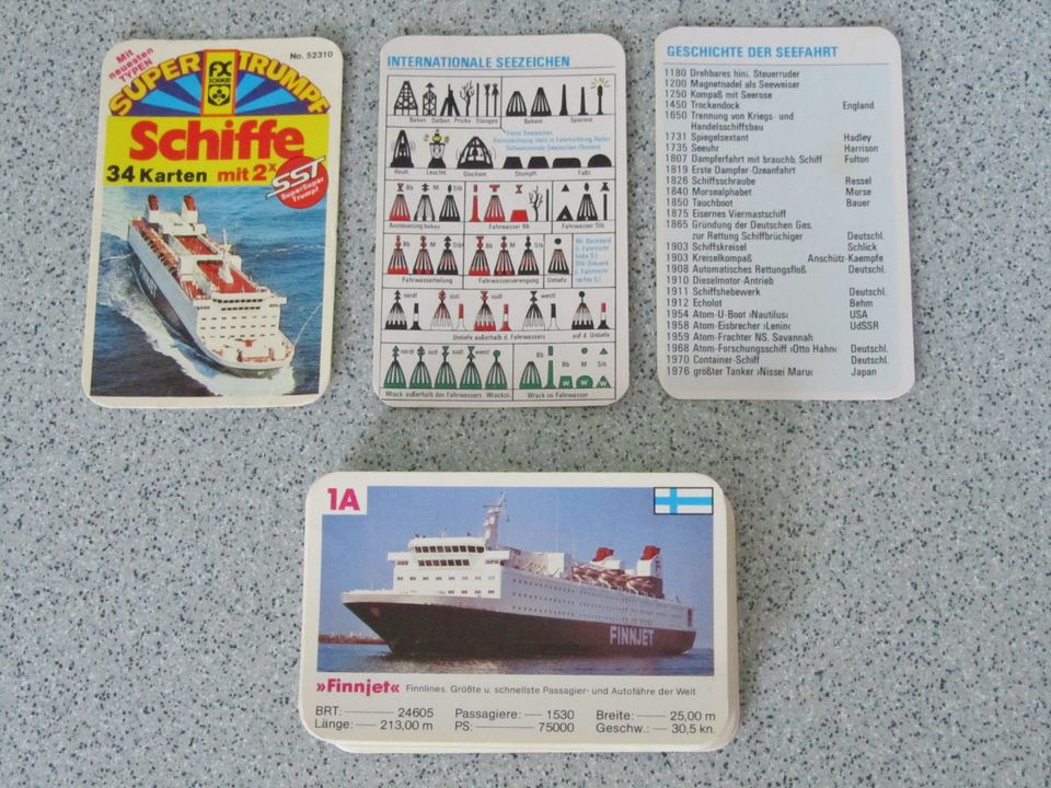 JR / F.X. Schmid, Super Trumpf, Schiffe, No. 52310, 1977 in Stamsried