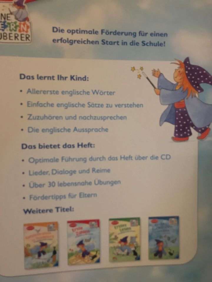 3 Vorschule Bücher Zahlen, Merkfähigkeit und Englisch in Berlin