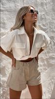 H&M Wickelbluse Bluse Leinenoptik creme weiß S NEU Bayern - Elsenfeld Vorschau