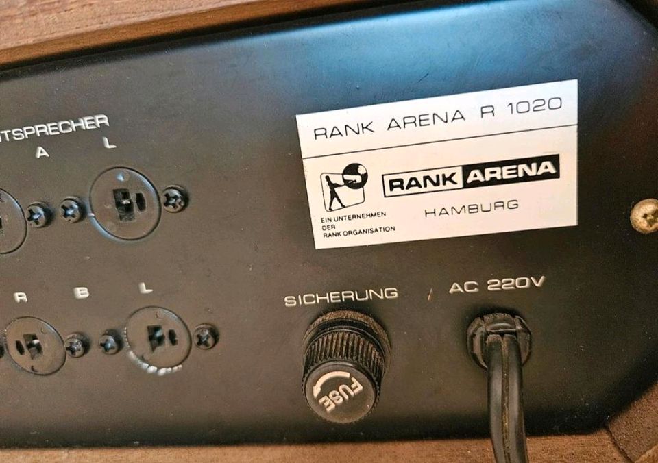 Rank Arena R 1020 AM/FM Stereo Receiver 70s Hifi Verstärker Antik in Garbsen