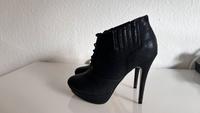 Elegante schwarze High Heel Ankle Boots mit Plateau Baden-Württemberg - Leinfelden-Echterdingen Vorschau