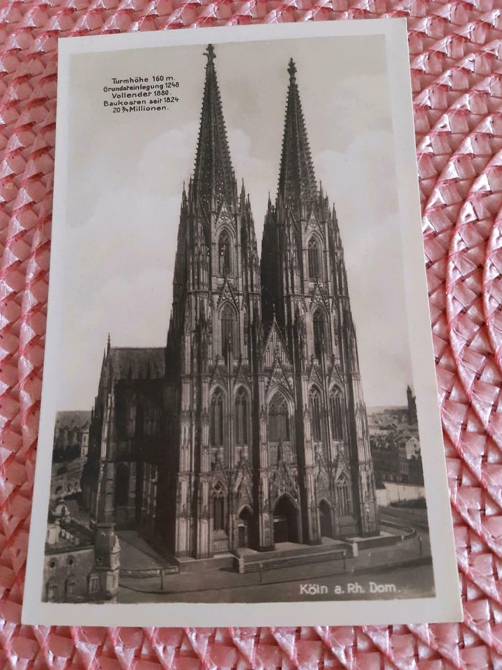 Alte Postkarten von Köln/Kölner Dom in Zülpich