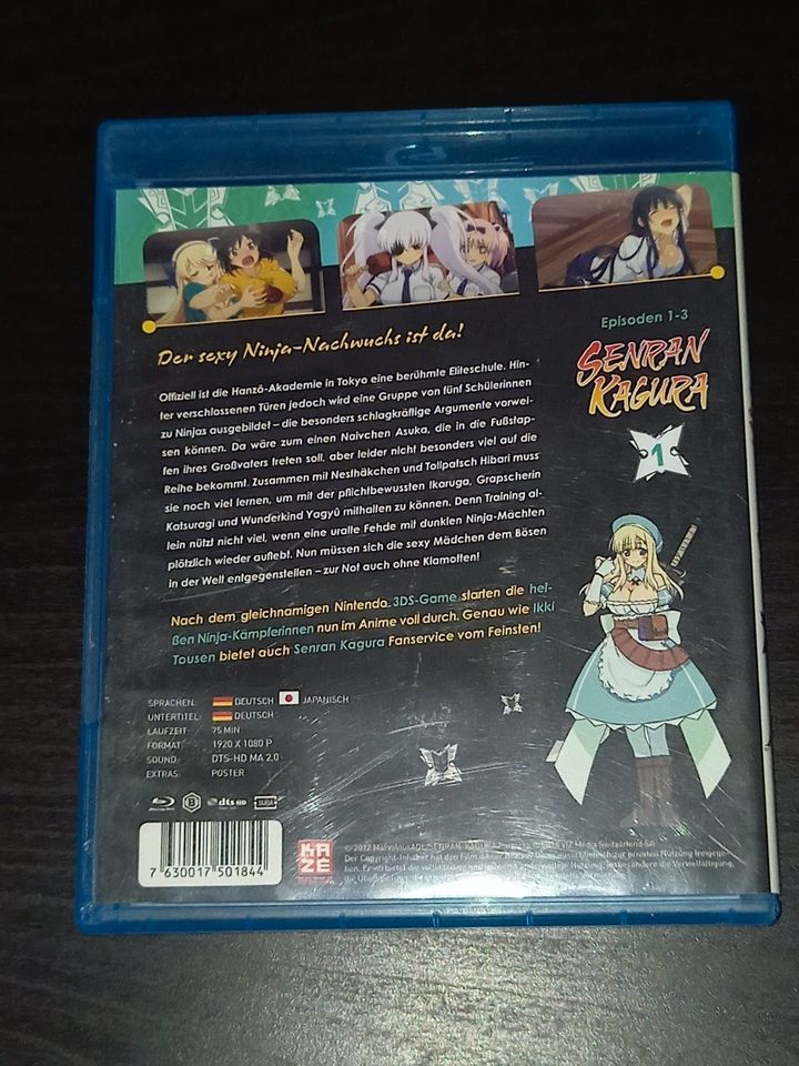 Senran Kagura Volume 1 mit den Episoden 1-3 auf deutsch, Anime in Bocholt