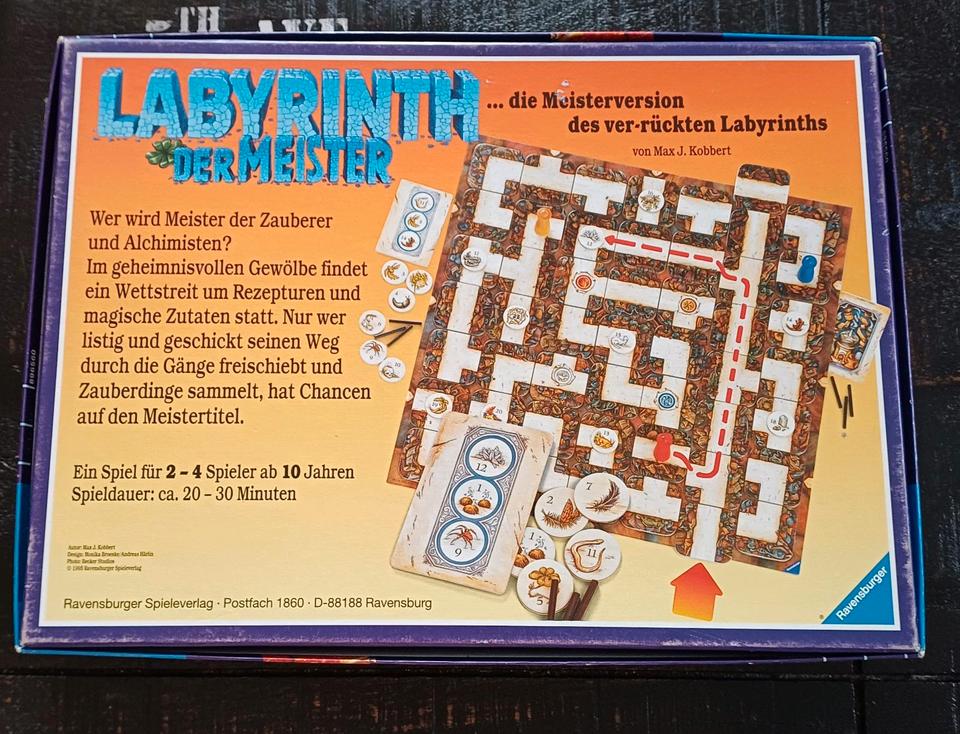 Das Labyrinth der Meister Ravensburger Spiel KOMPLETT in Beelitz