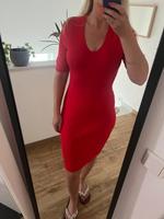 Comma Kleid Strickkleid rot 38 Bayern - Schwarzenfeld Vorschau