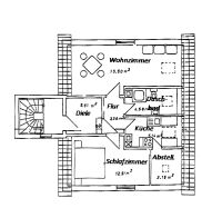 2 Zimmer Dachgeschoss Wohnung in Northeim-Sudheim Niedersachsen - Northeim Vorschau