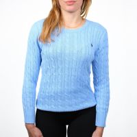 Polo Ralph Lauren Zopfmuster Sweatshirt Pullover Vintage Babyblau München - Altstadt-Lehel Vorschau