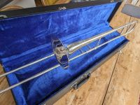 Bach 4 New York Silver Trombone Posaune 1932 Small Bore Neuhausen-Nymphenburg - Neuhausen Vorschau