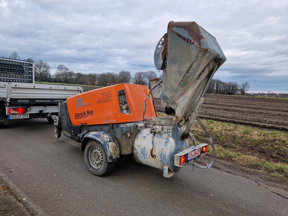 Brinkmann Estrichboy Putzmeister Estrichpumpe Estrichmaschine in Ostercappeln