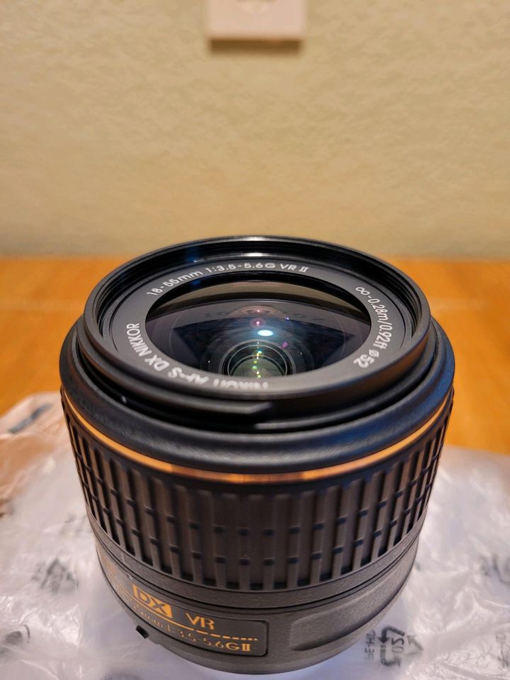 Nikon NIKKOR Kamera Objektiv AF-S DX 18-55mm NEU/UNGENUTZT in Nürnberg (Mittelfr)