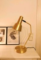 Designer Tischleuchte Arbeit Schreibtisch Lampe gold weiß vintage Hamburg-Nord - Hamburg Winterhude Vorschau