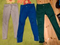 3er Set Hosen Gr. S, eher XS in grau, blau und grün, H&M , Pimkie Bayern - Heilsbronn Vorschau