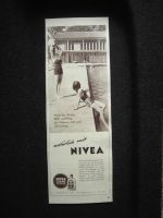 Bayer " Nivea " Werbeanzeige - Reklame 1956 Vintage-Deko Baden-Württemberg - Steinen Vorschau