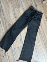Baggy straight Jeans Hose highwaist in schwarz / grau Bayern - Frensdorf Vorschau