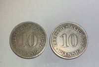 10 Pfennig  (A)Deutsches Reich 1892 +1900 Berlin - Neukölln Vorschau