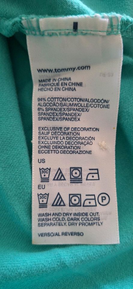 Damen T-Shirt Polo Thommy Hilfiger Gr.M türkis in Eching (Kr Freising)