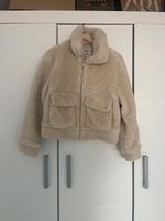 Teddy-Jacke M 38 Herbstjacke beige creme FB Sister Niedersachsen - Lehrte Vorschau
