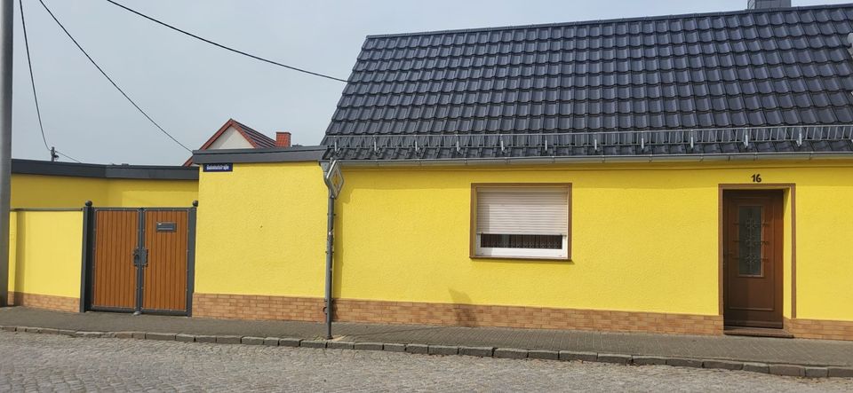 Kleines Haus im Stadtkern von Belgern in Belgern