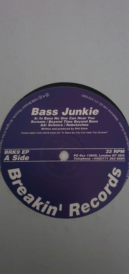 Drum n Bass Breakbeat Vinyl Schallplatten 16x M Beat Bass Junkie in Minden