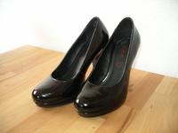 Damenpumps Pumps S . Oliver Gr 36 schwarz Lack Look Bayern - Neusäß Vorschau