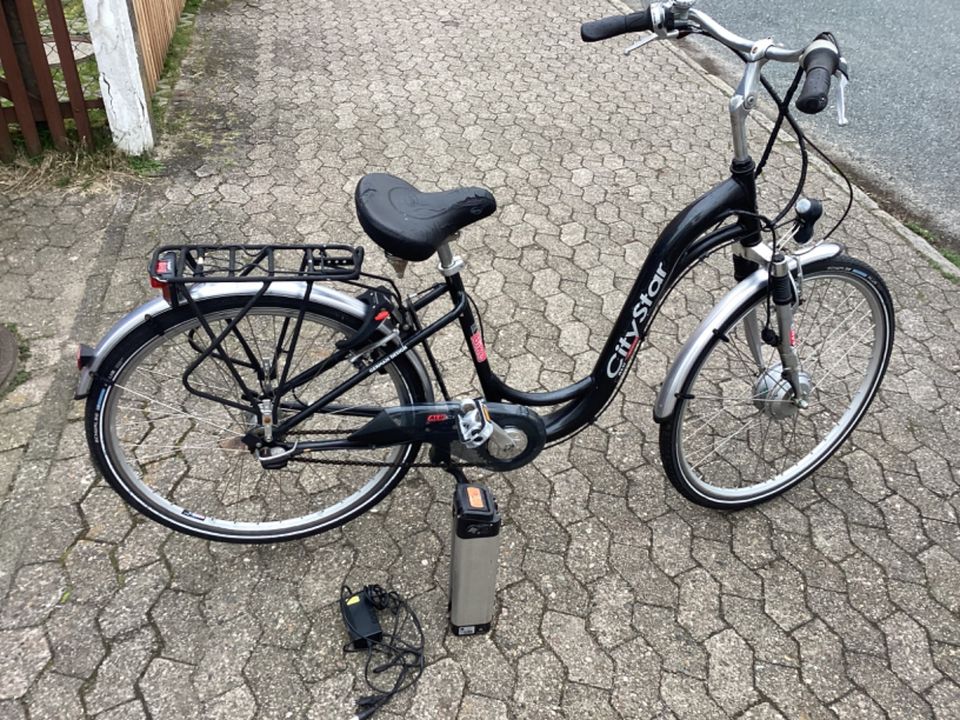 City Star E-Bike Tiefeinsteiger an Bastler Pedelec 28 Zoll 7 Gang in Soltau