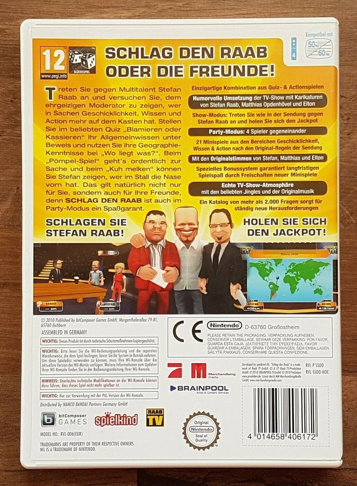 Nintendo Wii Spiel - Schlag den Raab in Braunschweig