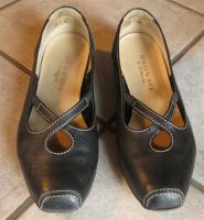 Leder Slipper Ballerinas Gr. 40 schwarz Brunate Nordrhein-Westfalen - Rheurdt Vorschau