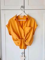 Schöne Bluse Kurzarm v. Mango Gr. M orange Nordrhein-Westfalen - Netphen Vorschau