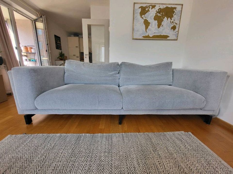 IKEA Nockeby Sofa 3-Sitzer - Grau / Beine Holz Schwarz in Hamburg