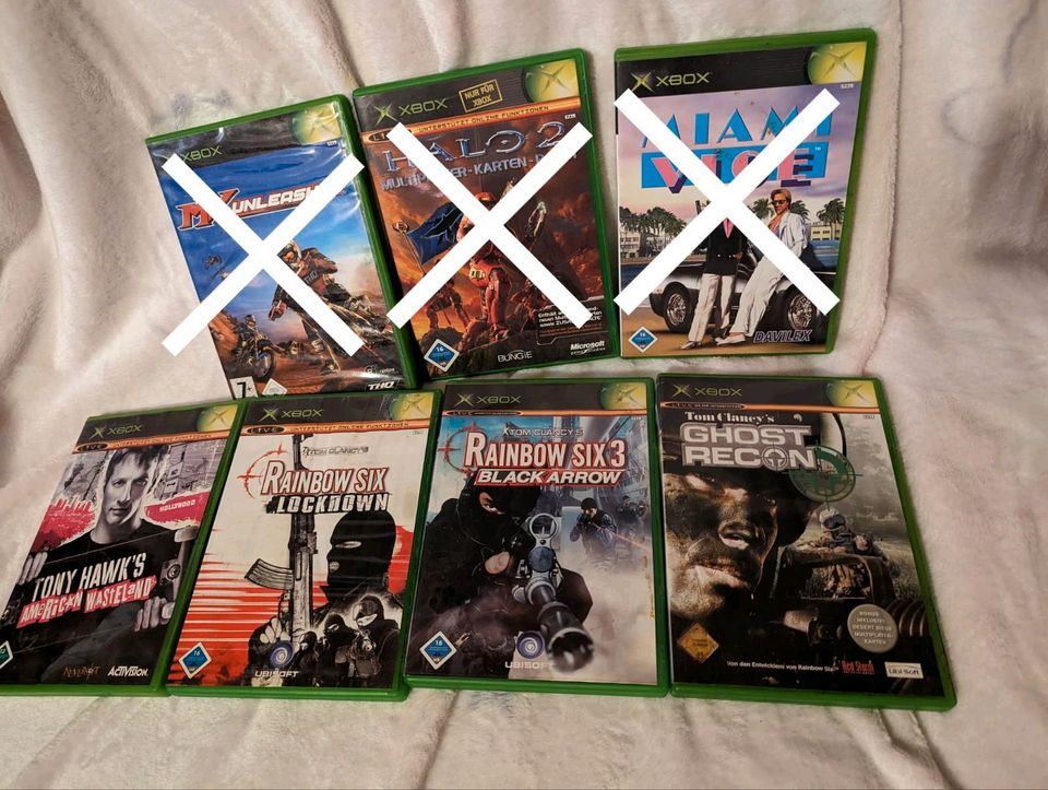 XBOX Spiele USK 12/16 Tony Hawk, Rainbow six, Ghost Recon in Delbrück