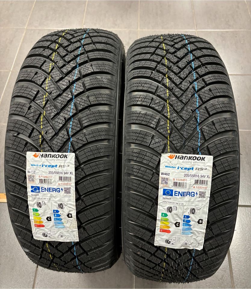 2x 205 55 R16 94V, Winterreifen, HANKOOK, NEU in Sindelfingen