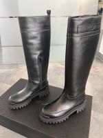 MARC CAIN Lederstiefel mit Profilsohle Gr. 38 schwarz NEU, NP 39 Bayern - Alzenau Vorschau