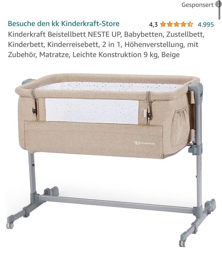 Beistellbett von Kinderkraft in Ahlen