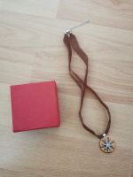Halskette mit Band braun silber/rosé in roter Schachtel Bayern - Schauenstein Vorschau