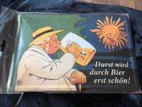 Blechschild „Durst wird durch Bier erst schön!“ Rheinland-Pfalz - Kerzenheim Vorschau