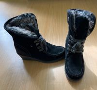 Schwarze kuschelige Stiefeletten Bayern - Regensburg Vorschau