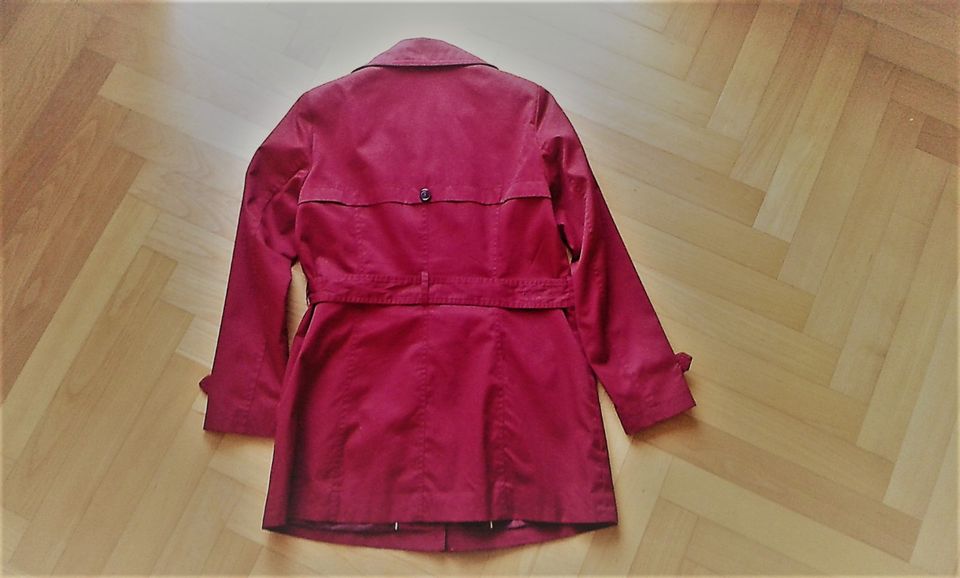 Weinroter Damen-Kurzmantel "Outerwear" von Yessica, Gr. 40 in Bochum